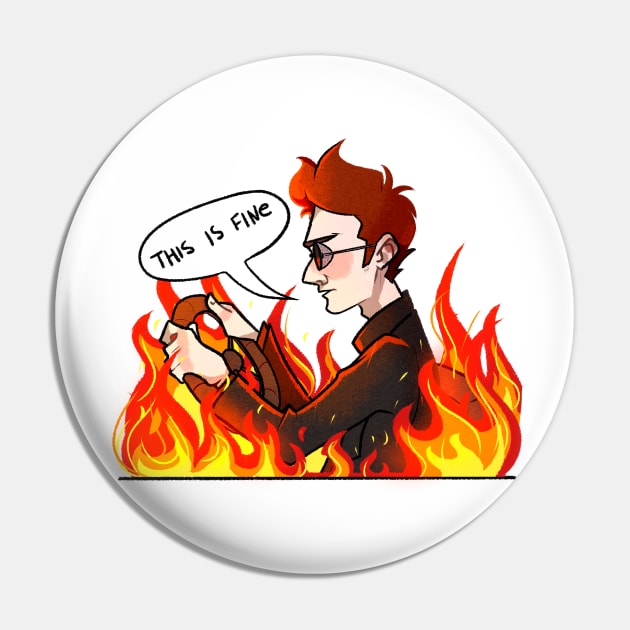 Good omends Crowley Pin by gaypompeii