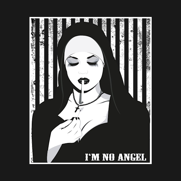 I'm No Angel Occult Gothic Grunge Satan by wbdesignz