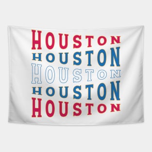 TEXT ART USA HOUSTON Tapestry