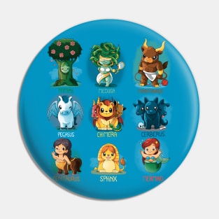 Mythology Creatures Pin