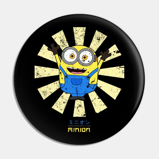 Minion Retro Japanese Pin by Nova5