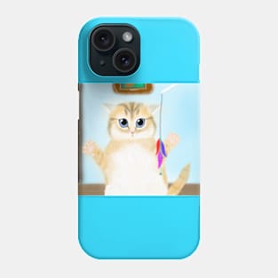 Playful kitten Phone Case