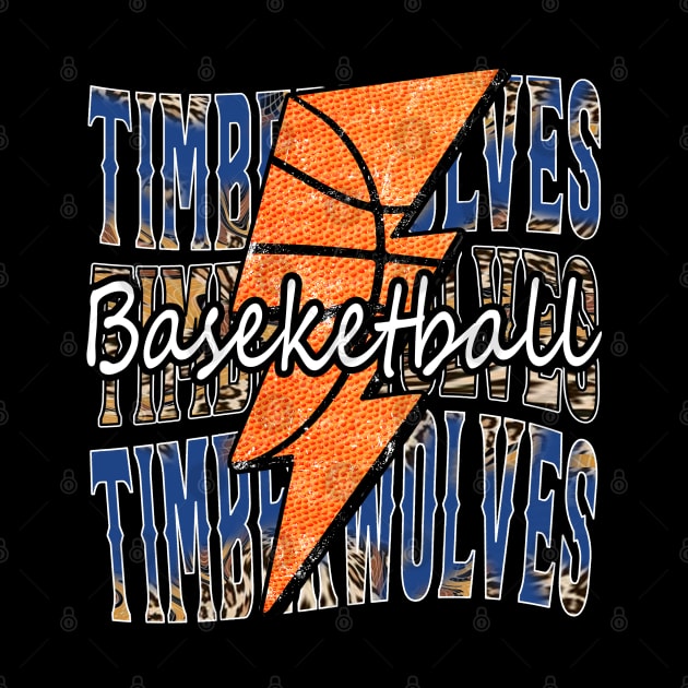 Graphic Basketball Timberwolves Proud Name Vintage by Frozen Jack monster