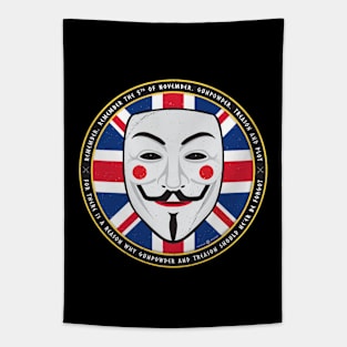 GUNPOWDER TREASON - GUY FAWKES Tapestry