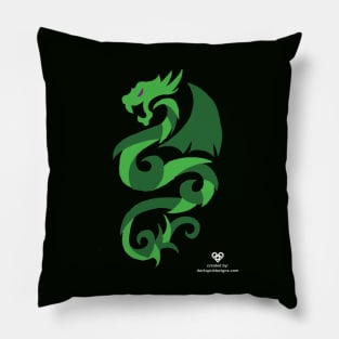 Green Dragon Pillow