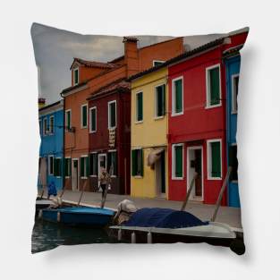 Colors of Burano Pillow