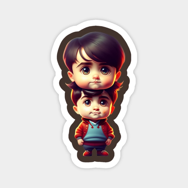 Adorable Daniel Radcliffe twin Baby Cartoon Magnet by Rahul Store 24