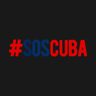 SOS Cuba Hashtag T-Shirt