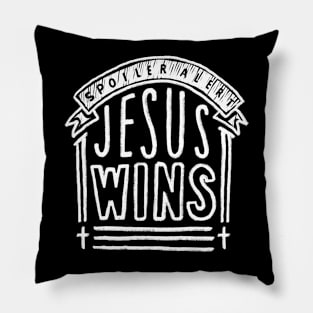 Spoiler Alert: Jesus Wins Pillow