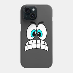 Angry Funny Face Cartoon Emoji Phone Case