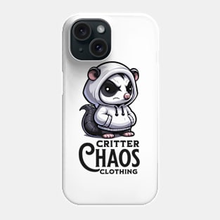 Critter Chaos Logo | Possum Hoodie Phone Case