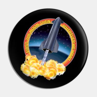 Starship Blastoff Pin