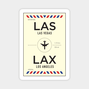 LAS to LAX Airport / Las Vegas to Los Angeles Magnet