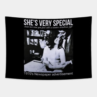 she's very special : christmas gift Tapestry