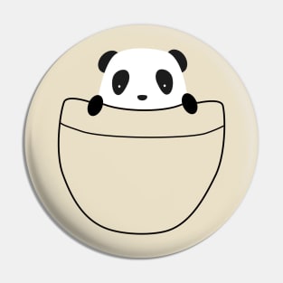 Kawaii pocket panda is cute Pin