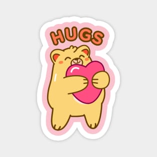 Give Me HUGS Magnet