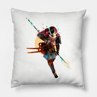 Samurai Moon Pillow