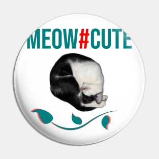 Meow cute baby cat sleep Pin