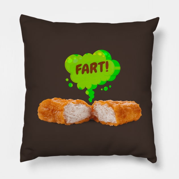 FART Nugget Pillow by FartMerch