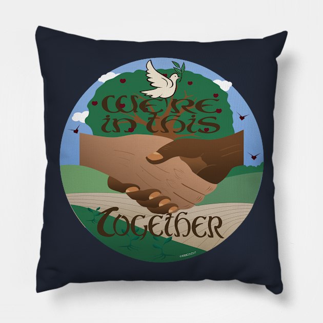 In this Together Pillow by FunkilyMade