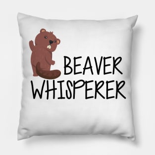 Beaver Whisperer Pillow