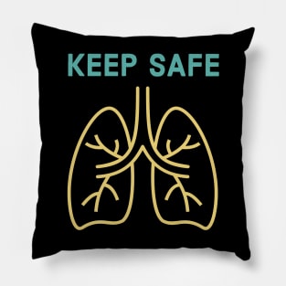 keep safe (lungs) Pillow