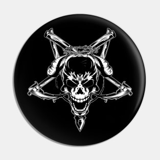 Skull Demon Pin