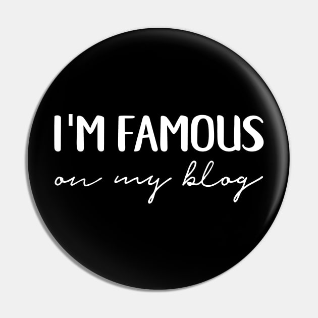 I'm Famous on My Blog Pin by fairytalelife