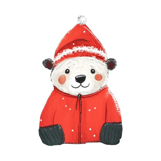 Christmas Santa Bear by swagmaven