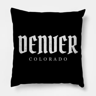 Denver, Colorado Pillow