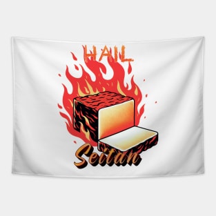 HAIL SEITAN 3 Tapestry