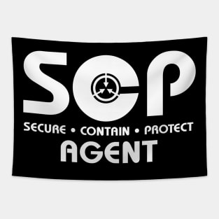 SCP Foundation Pocket Print Tapestry