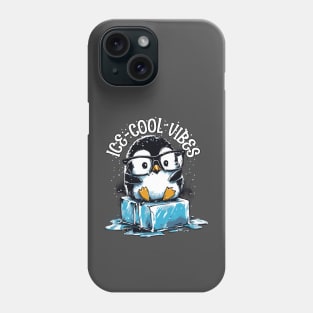 Nerdy Penguin, Ice-Cool Vibes Phone Case