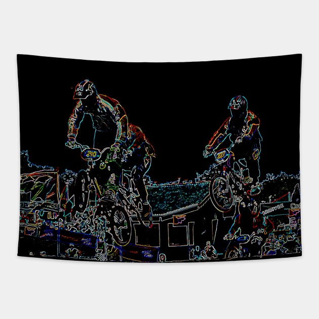 bmx Tapestry by rickylabellevie