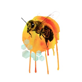 Honey Bee Watercolour T-Shirt