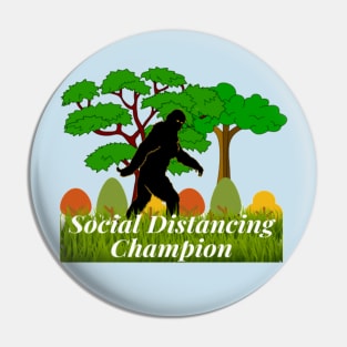 Social Distancing Champion Pin