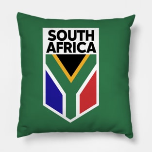 South Africa Flag Emblem Pillow