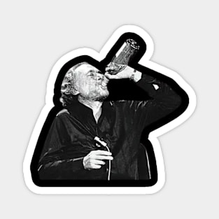 Charles Bukowski Drink - Black Vintage Magnet