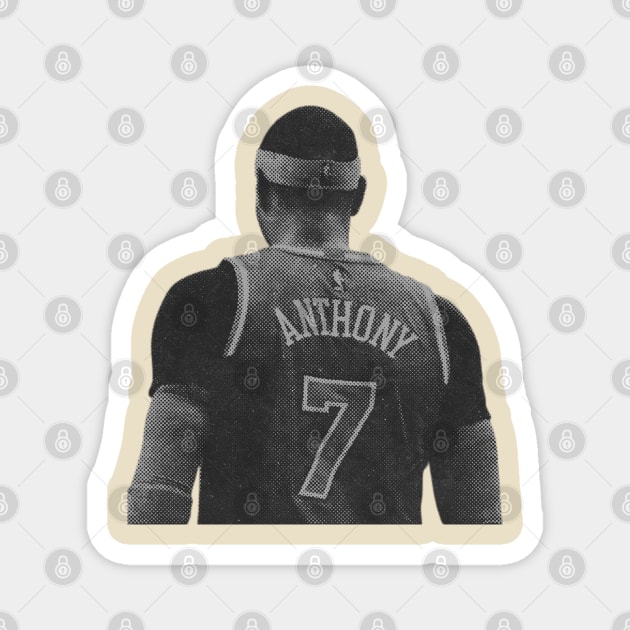 carmelo anthony Magnet by Aloenalone