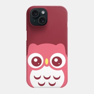 Pink Cute baby Owl Phone Case