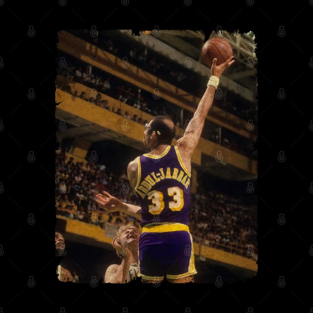 Kareem Abdul Jabbar vs Larry Bird by Wendyshopart