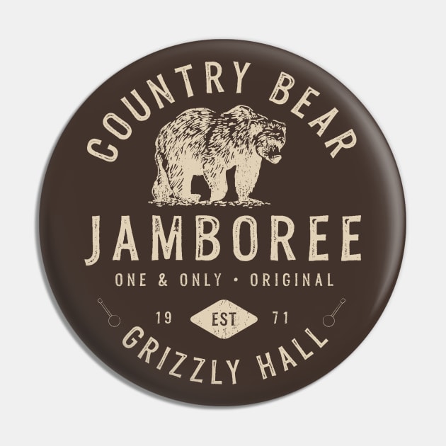 Country Bear Jamboree Pin by GoAwayGreen