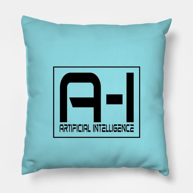 AI Artificial Intelligence Science Fiction Pillow by PlanetMonkey