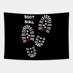 Boot Girl Tapestry
