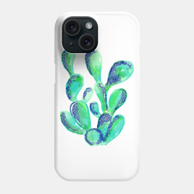 Cactus Watercolor Phone Case by Uma