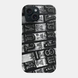 Typing machine elements Phone Case