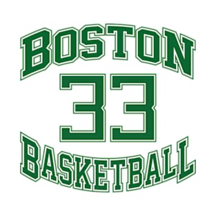 Boston Basketball Number 33 T-Shirt