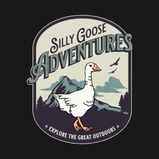 Silly Goose Back Design T-Shirt