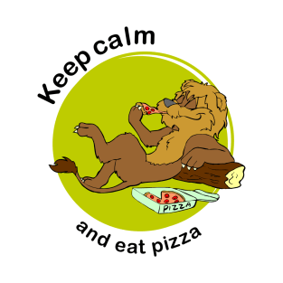 Keep calm and eat pizza T-Shirt