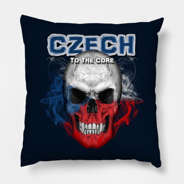 To The Core Collection: Czech Republic Pillow by Maia Mystia